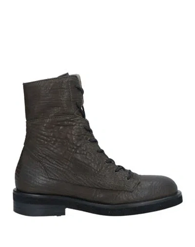 Ixos Woman Ankle Boots Dark Brown Size 6 Leather