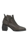 Ixos Woman Ankle Boots Dark Green Size 10 Soft Leather In Green