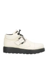 Ixos Woman Ankle Boots Ivory Size 9 Leather In White
