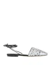 Ixos Ballet Flats In Silver