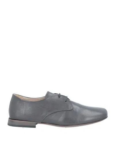 Ixos Woman Lace-up Shoes Lead Size 9 Soft Leather In Grey