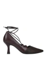 Ixos Woman Pumps Burgundy Size 9 Soft Leather In Red