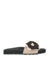 Ixos Woman Sandals Cream Size 7 Leather In Cream
