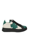 Ixos Woman Sneakers Emerald Green Size 8 Leather In Green