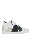Ixos Woman Sneakers Ivory Size 5 Textile Fibers, Soft Leather In White