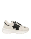 Ixos Woman Sneakers Light Grey Size 8 Leather In Grey