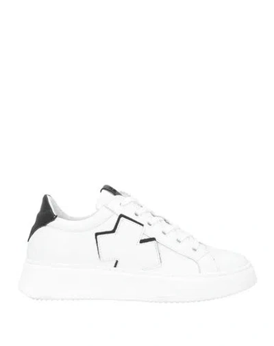 Ixos Woman Sneakers White Size 7 Leather