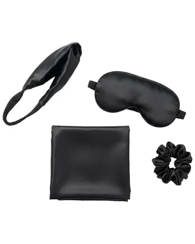 Iyo Beauty Radiant Night Silk Set In Black
