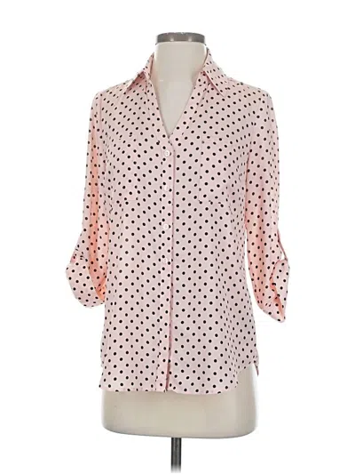 Pre-owned Iz Byer 3/4 Sleeve Blouse In Pink