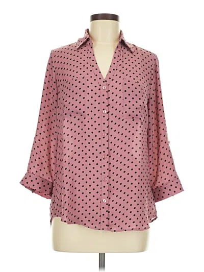 Pre-owned Iz Byer 3/4 Sleeve Blouse In Pink