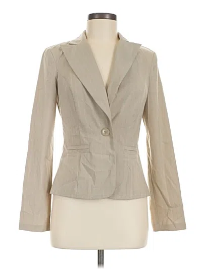 Pre-owned Iz Byer Blazer Jacket In Tan