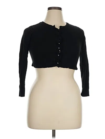 Pre-owned Iz Byer Cardigan Sweater In Black