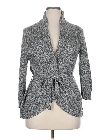 Pre-owned Iz Byer Cardigan Sweater In Gray