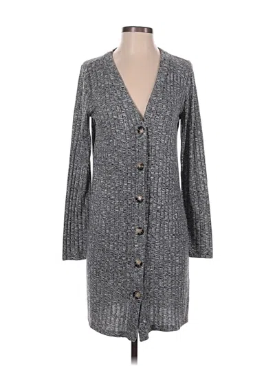 Pre-owned Iz Byer Cardigan Sweater In Gray