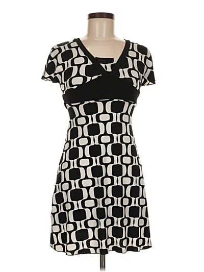 Pre-owned Iz Byer Casual Dress In Black