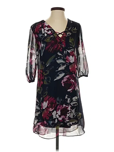 Pre-owned Iz Byer Casual Dress In Black