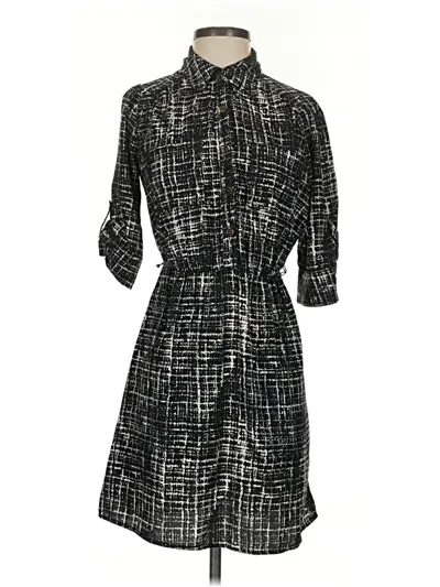 Pre-owned Iz Byer Casual Dress In Black