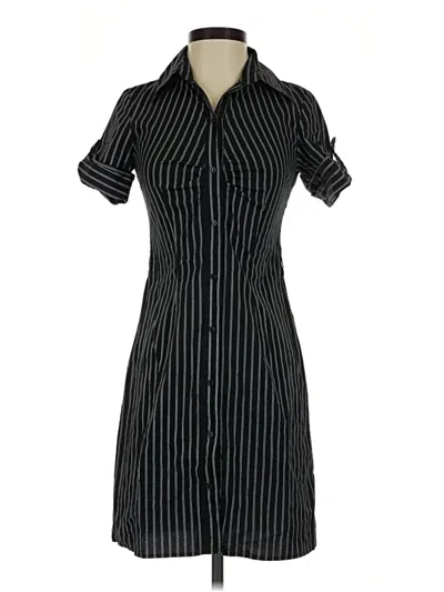 Pre-owned Iz Byer Casual Dress In Black
