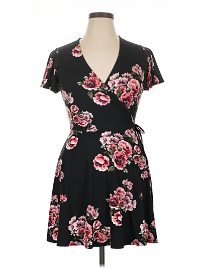 Pre-owned Iz Byer Casual Dress In Black
