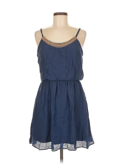 Pre-owned Iz Byer Casual Dress In Blue