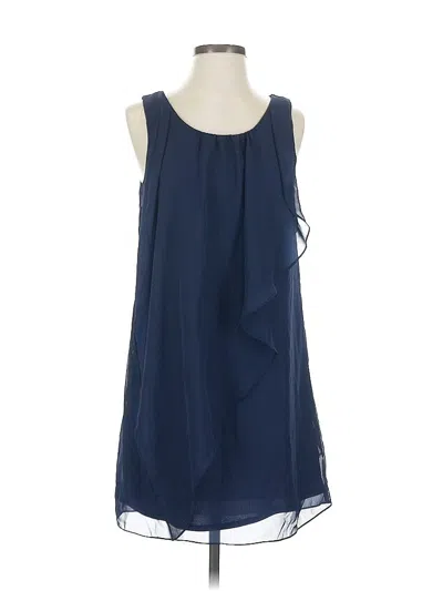 Pre-owned Iz Byer Casual Dress In Blue