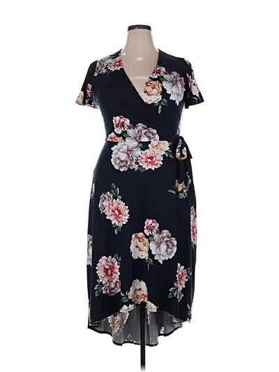 Pre-owned Iz Byer Casual Dress In Blue