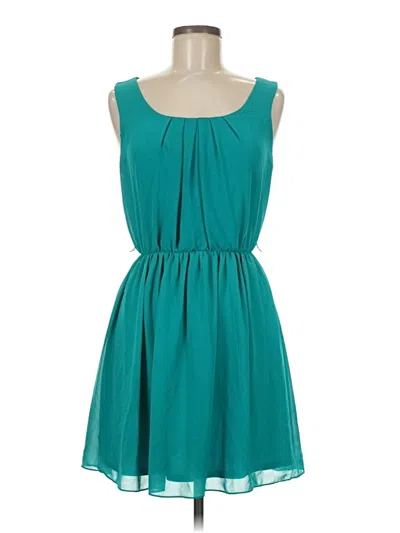 Pre-owned Iz Byer Casual Dress In Blue