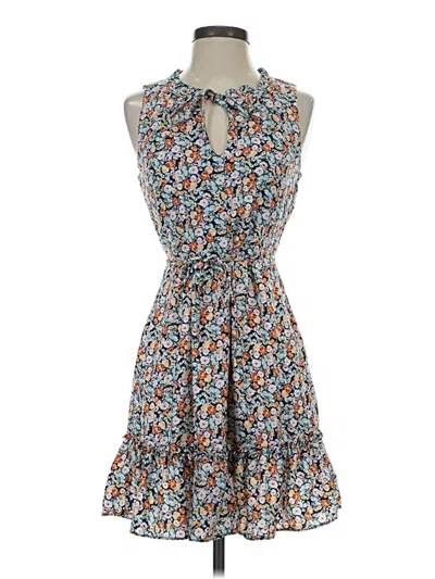Pre-owned Iz Byer Casual Dress In Blue