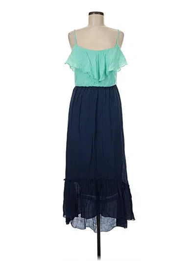 Pre-owned Iz Byer Casual Dress In Blue