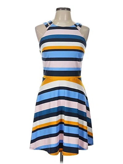 Pre-owned Iz Byer Casual Dress In Blue