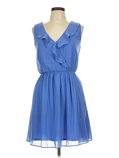 Pre-owned Iz Byer Casual Dress In Blue