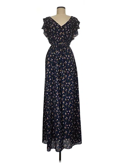 Pre-owned Iz Byer Casual Dress In Blue