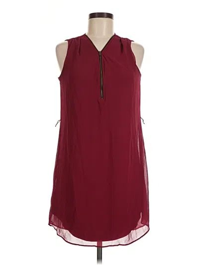 Pre-owned Iz Byer Casual Dress In Burgundy