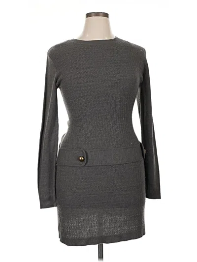 Pre-owned Iz Byer Casual Dress In Gray