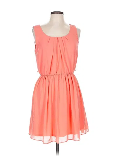 Pre-owned Iz Byer Casual Dress In Orange