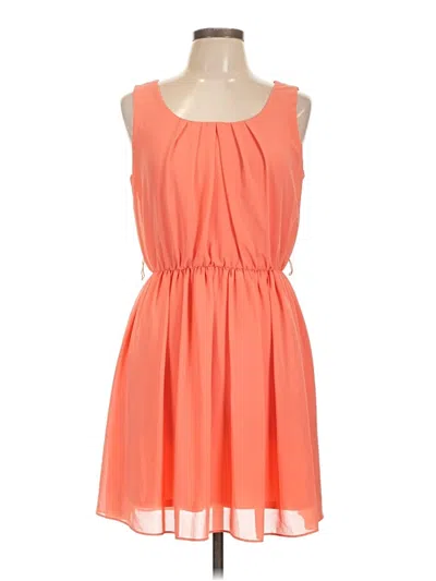 Pre-owned Iz Byer Casual Dress In Orange