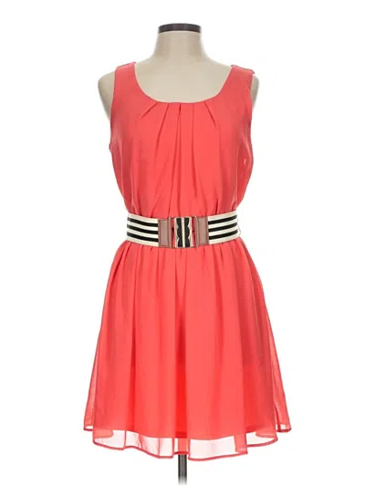 Pre-owned Iz Byer Casual Dress In Orange