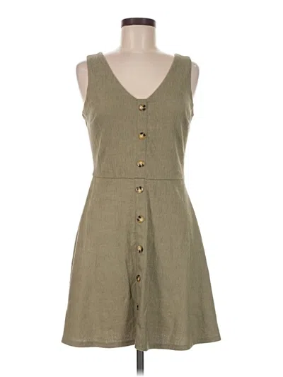 Pre-owned Iz Byer Casual Dress In Tan