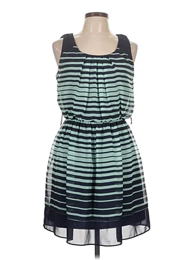 Pre-owned Iz Byer Casual Dress In Teal