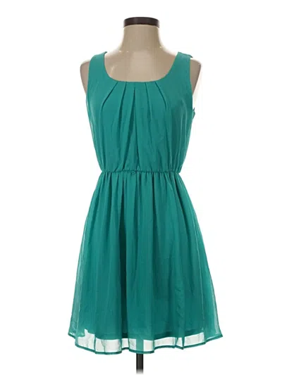 Pre-owned Iz Byer Casual Dress In Teal