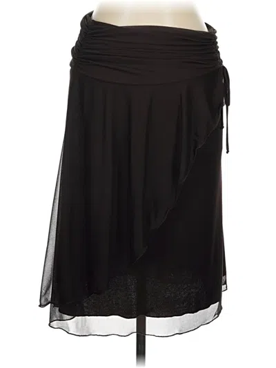 Pre-owned Iz Byer Casual Skirt In Black