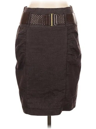 Pre-owned Iz Byer Casual Skirt In Brown