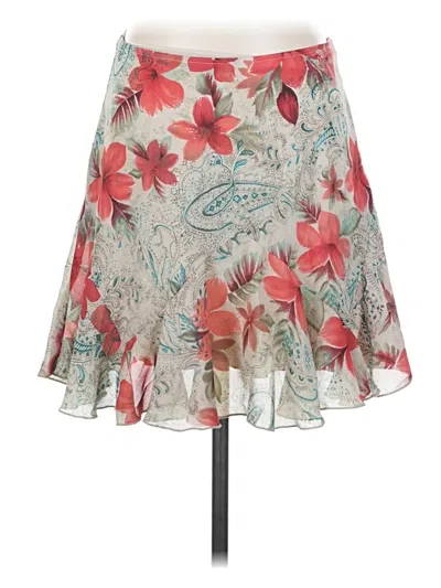 Pre-owned Iz Byer Casual Skirt In Ivory