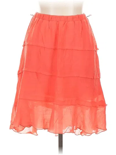 Pre-owned Iz Byer Casual Skirt In Orange