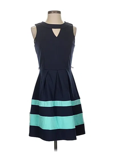 Pre-owned Iz Byer Cocktail Dress In Blue
