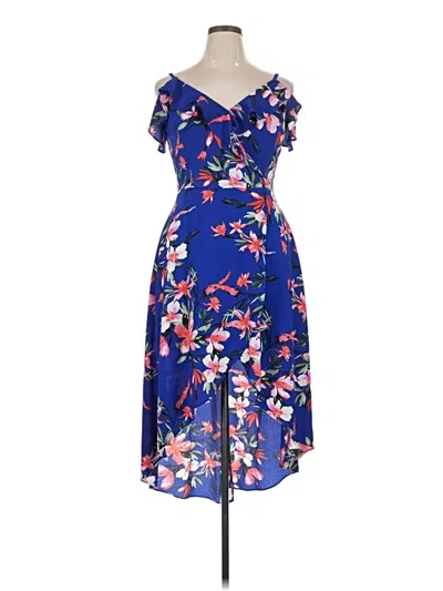 Pre-owned Iz Byer Cocktail Dress In Blue