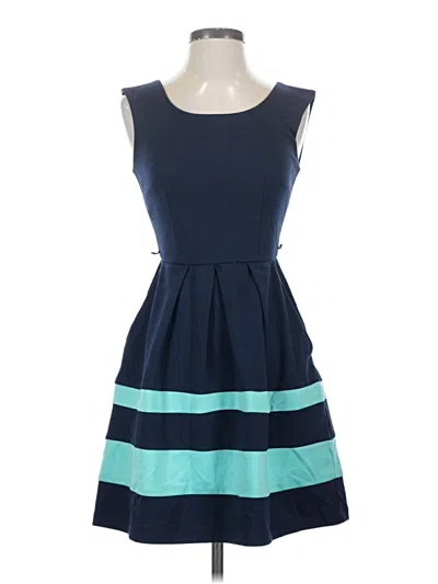 Pre-owned Iz Byer Cocktail Dress In Blue