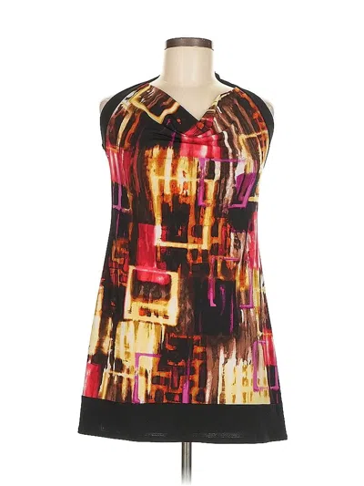 Pre-owned Iz Byer Cocktail Dress In Brown