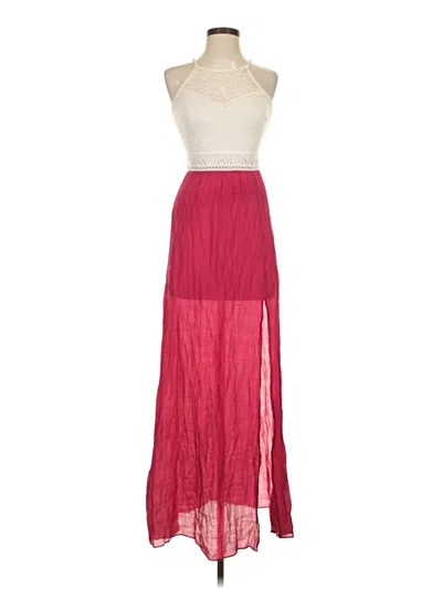 Pre-owned Iz Byer Cocktail Dress In Burgundy