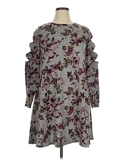 Pre-owned Iz Byer Cocktail Dress In Gray